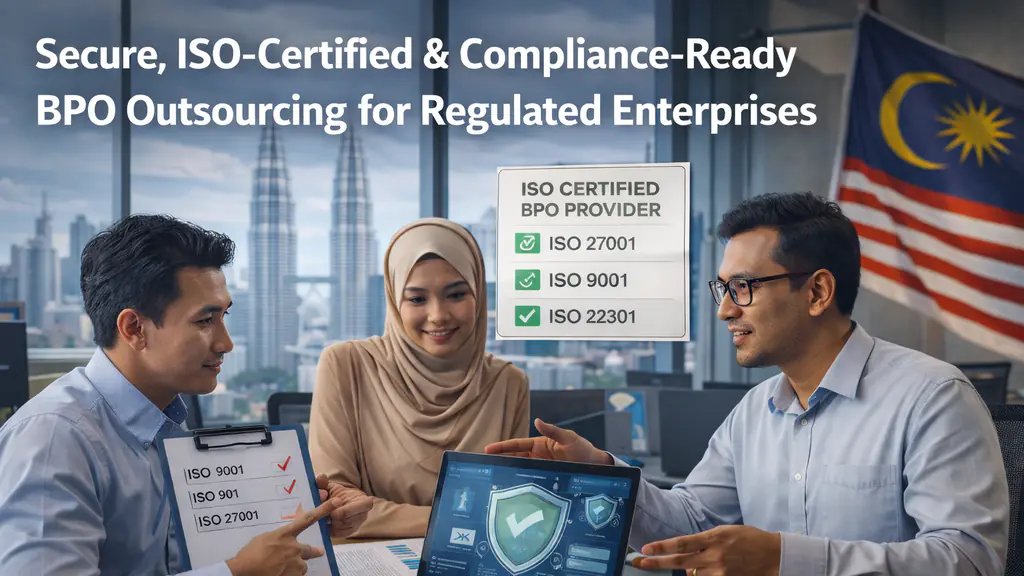 ISO certified BPO outsourcing services for regulated enterprises in Malaysia and Asia Pacific