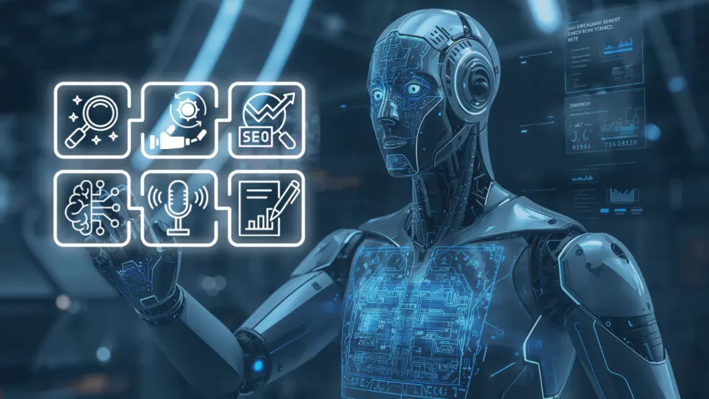 AI tools for Singapore digital marketing to optimise search strategy, keyword performance and local SEO dashboards.