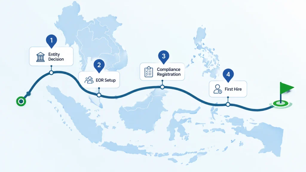Southeast Asia Expansion Checklist for CFOs and HR Leaders: EOR, Entity Setup, and Compliance Steps